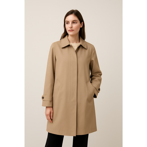 Vintage Chaps Ralph Lauren Trench Coat Large Thinsulate Lining Quiet Luxury Fall - Picture 1 of 15